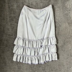 Moiselle Lilac Purple Tiered Pencil Skirt